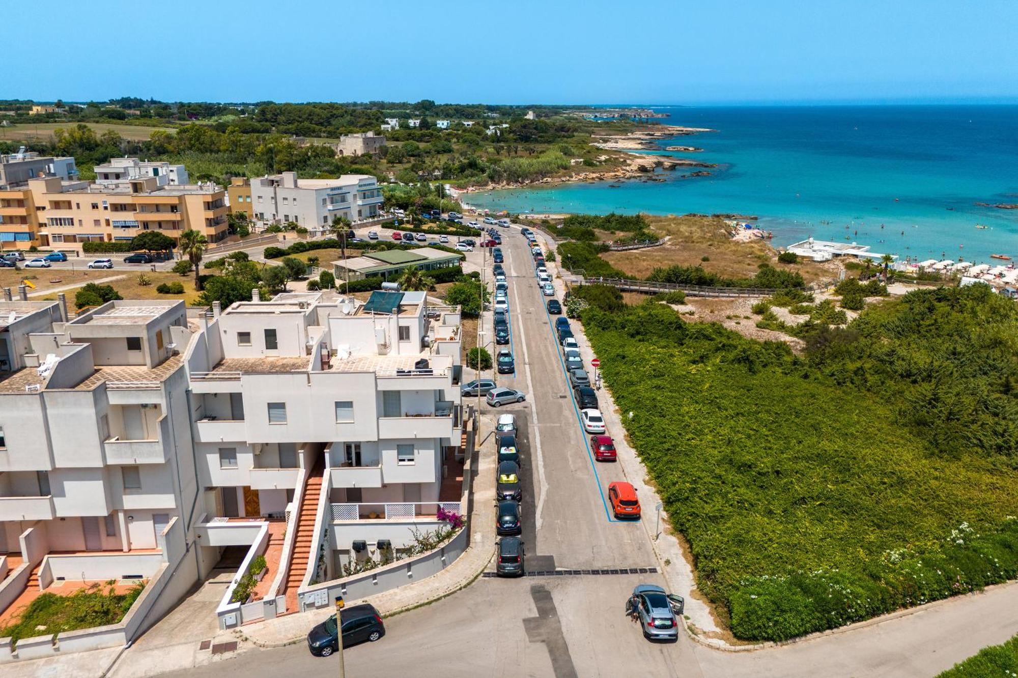 Beachfront Apartment With Amazing Sea View Balconies Otranto Kültér fotó