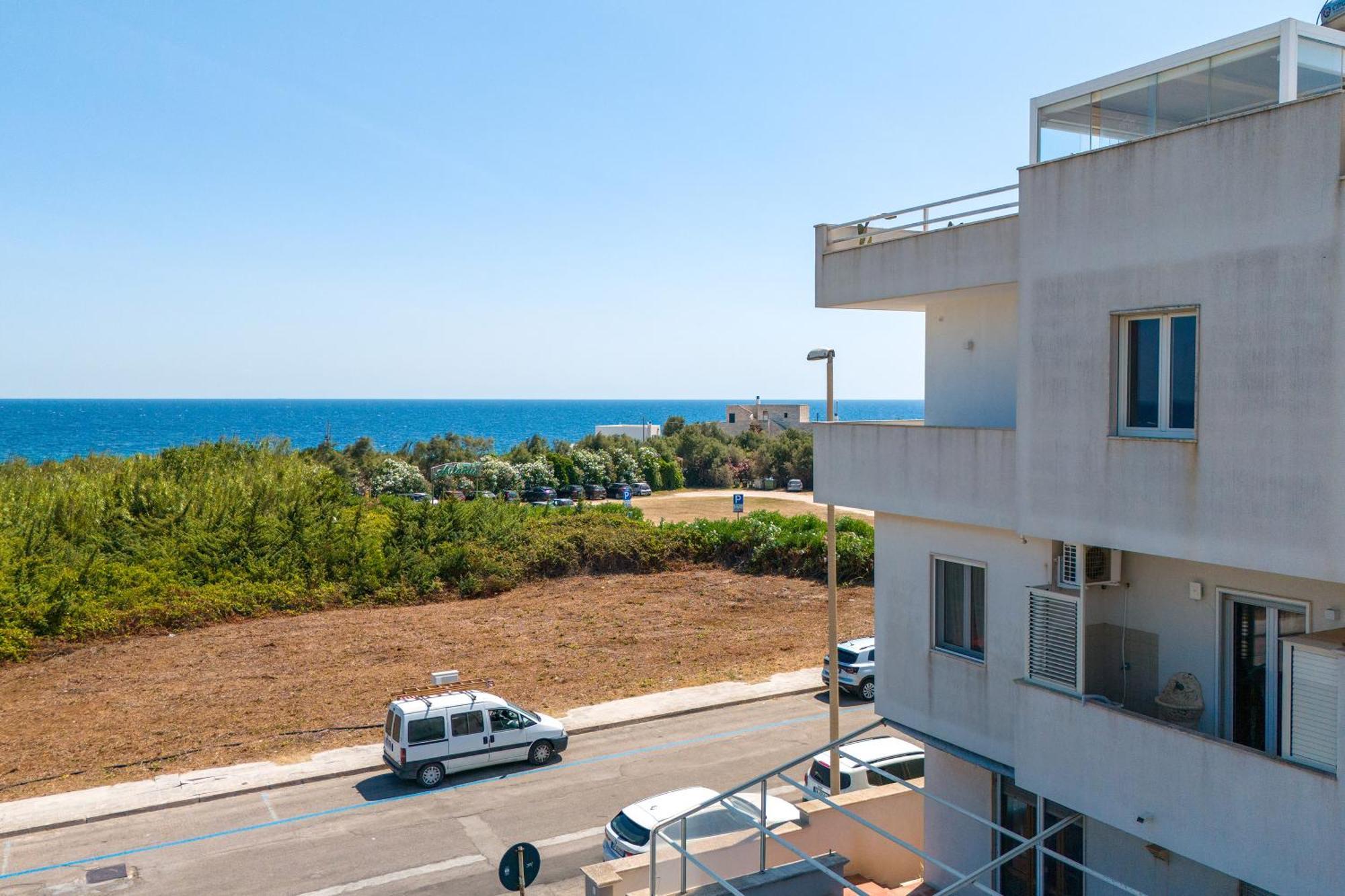 Beachfront Apartment With Amazing Sea View Balconies Otranto Kültér fotó
